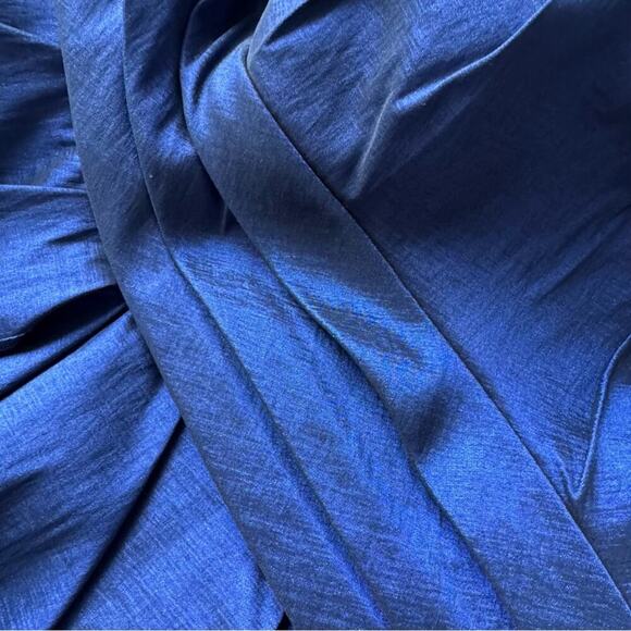 Strapless Sapphire Beaded Dress - Picture 2 of 7